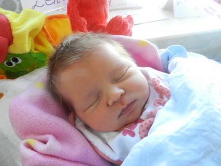 lekker slapen in het knuffeldekentje van nichtje luna 